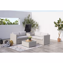Concept Usine Silang ensemble de meubles de jardin Gris