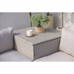 Concept Usine Silang ensemble de meubles de jardin Gris