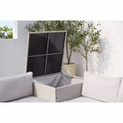 Concept Usine Silang ensemble de meubles de jardin Gris - Vue supplémentaire 4