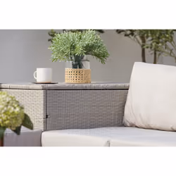 Concept Usine Silang ensemble de meubles de jardin Gris - Vue supplémentaire 8