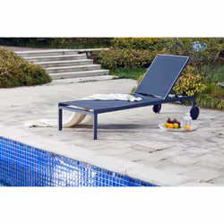 Concept Usine Cuba chaise de plage Noir