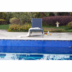 Concept Usine Cuba chaise de plage Noir