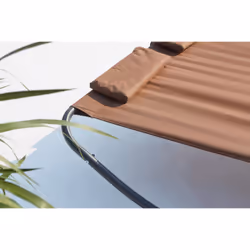 Concept Usine Coachella chaise de plage Chocolat Tissu