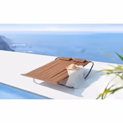 Concept Usine Coachella chaise de plage Chocolat Tissu - Vue supplémentaire 6