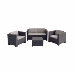 Concept Usine Ankara ensemble de meubles de jardin Gris
