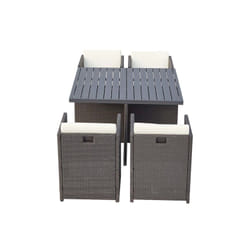 Concept Usine Sunset ensemble de meubles de jardin Gris, Blanc