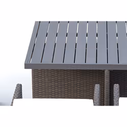 Concept Usine Sunset ensemble de meubles de jardin Gris, Blanc
