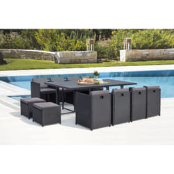 Concept Usine Sunset ensemble de meubles de jardin Noir, Gris
