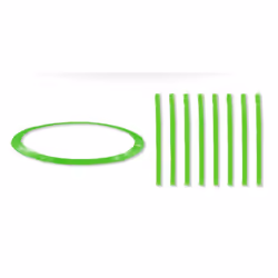 Accessoires Trampoline Pack relooking Rouge Trampoline 14FT - 427cm - 8 Perches Relookez votre trampoline grâce à des accesso ...