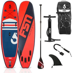 Paddle Gonflable VULK 9'8 - 299 x 81 x 13 cm - Stand Up Paddle avec pagaie, leash, pompe et sac de transport