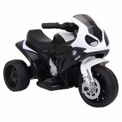 Votre petit rider pourra se mettre dans la peau d'un réel pilote de course à bord de cette moto électrique BMW S1000. Cette m ...