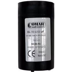 Description générale Ce condensateur de démarrage est conçu pour les moteurs électriques monophasés de 220V, avec une capacit ...