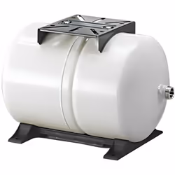 Réservoir de surpression à diaphragme - horizontal 100 litres - PWB100LV Ce réservoir surpresseur à membrane diaphragme est i ...