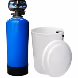 Adoucisseur d'eau bi bloc Fleck 50L prêt à l'emploi Adoucisseur d'eau bi-bloc 50 litres de résine échangeuse d'ions et équipé ...