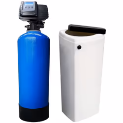 Adoucisseur d'eau bi bloc Fleck 5600 SXT - 16L Adoucisseur d'eau bi-bloc 16 litres de résine échangeuse d'ions et équipé d'un ...