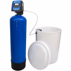 Adoucisseur d'eau bi block Fleck 5800 SXT - 20L Adoucisseur d'eau bi-bloc 20 litres de résine échangeuse d'ions et équipé d'u ...