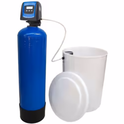 Adoucisseur d'eau bi block Fleck 5800 SXT - 30L Adoucisseur d'eau bi-bloc 30 litres de résine échangeuse d'ions et équipé d'u ...