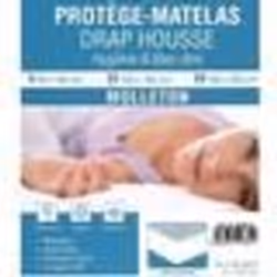 Protège matelas - Molleton - 140x200 cm - Anti-acariens - Multicouleur - Lavable