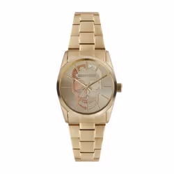 Montre Mixte Zadig & Voltaire à Quartz Cadran Doré 36 mm Et Bracelet Doré En Acier ZVT002