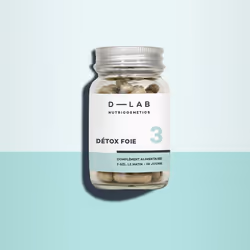 D-LAB Nutricosmetics Détox Foie Programme 28 Jours, Gélule, L-Isoleucine, L-Leucine, L-Méthionine, L-Valine, 1 pièce(s), Ingr ...
