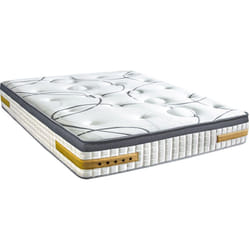 Bellecour literie Matelas linkoping 140x190 cm Mousse à mémoire de forme Soutien Ferme
