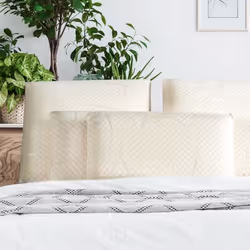 OLYMPE LITERIE  Oreiller MDF 60x60 cm  Mousse à mémoire de forme  Ferme