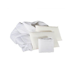 Olympe Literie 160x200 = 2 Oreillers + 1 Couette 220x240 + 1 Protège matelas 160x200