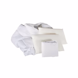 Olympe Literie 180x200 = 2 Oreillers + 1 Couette 240x260 + 1 Protège matelas 180x200