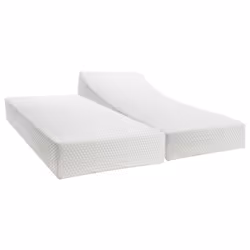 CARACTERISTIQUES : Dimensions : 2x90x200 cm (2 matelas de 90x200 cm) Epaisseur du matelas : 24 cm Technologie : Mémoire de fo ...