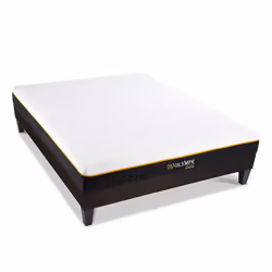 Ensemble Olympe 140x190 cm Matelas Mousse + Sommier Bois