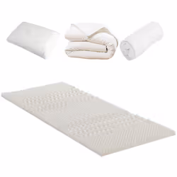 SURMATELAS : Dimensions : 90x190 cm Epaisseur : 4 cm Technologie : Mémoire de forme Confort : Moelleux Matière : mousse visco ...