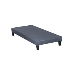 Sommier en bois Tapissier Kit 90x190 cm Coloris Gris ciment Livré en kit