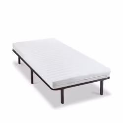 Ensemble Egio 90x200 cm Matelas Mousse + Sommier Métal