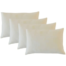 Olympe Literie - Lot de 4 oreillers 50x70 cm flocons Mémoire de forme