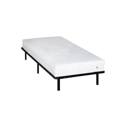 Ensemble Klo 90x190 cm Matelas Mousse Haute Densité + Sommier Métal