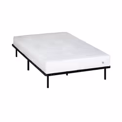 Ensemble Klo 140x190 cm Matelas Mousse Haute Densité + Sommier Métal