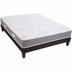 Matelas CARACTERISTIQUES : Dimensions disponibles (cm) : 140x190 - 140x200 - 160x200 - 180x200 Epaisseur du matelas : 15 cm T ...