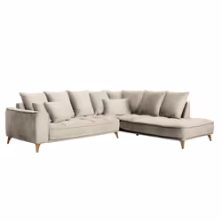 Maison Aubertin FR83903 canapé lit sofa 4 siège(s) Beige