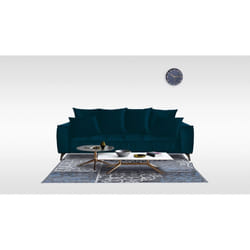 Maison Aubertin FR2703620 canapé lit sofa 3 siège(s) Bleu