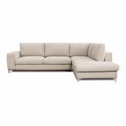 Canapé Tissu Angle Gauche Beige Fiesole 4 Places
