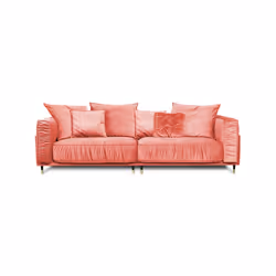 Maison Aubertin FR2583438 canapé lit sofa 4 siège(s) Rose