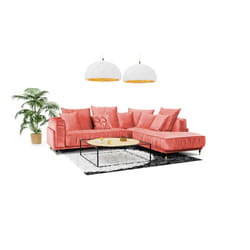 Maison Aubertin FR2563409 canapé lit sofa 3 siège(s) Rose