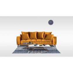 Maison Aubertin FR2703622 canapé lit sofa 3 siège(s) Jaune