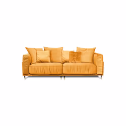 Maison Aubertin FR2132671 canapé lit sofa 3 siège(s) Jaune