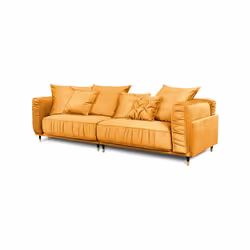 Maison Aubertin FR2132671 canapé lit sofa 3 siège(s) Jaune