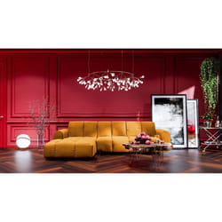 Maison Aubertin FR2523305 canapé lit sofa 4 siège(s) Jaune