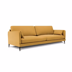 Maison Aubertin FR79878 canapé lit sofa 3 siège(s) Jaune