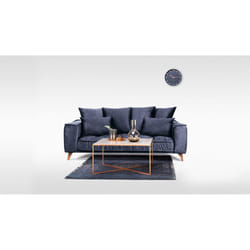 Maison Aubertin FR822488 canapé lit sofa 2 siège(s) Bleu