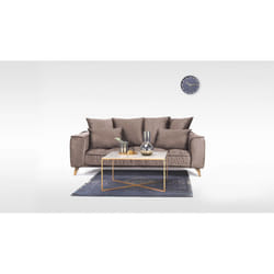 Maison Aubertin FR82933 canapé lit sofa 2 siège(s) Taupe