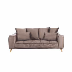 Maison Aubertin FR82933 canapé lit sofa 2 siège(s) Taupe
